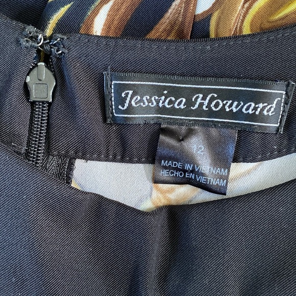 Jessica Howard Floral Tropical Sleeveless Dress Size 12 New without tag - Picture 5 of 9